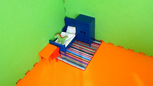 Икеа Хусет мебель для кукольного домика/HUSET Doll furniture, bedroom - IKEA смотреть онлайн