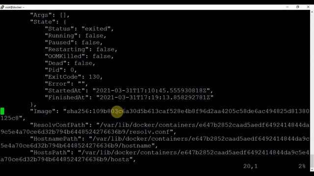 Curso Docker desde cero - Capitulo 11 Docker comando inspect смотреть онлайн
