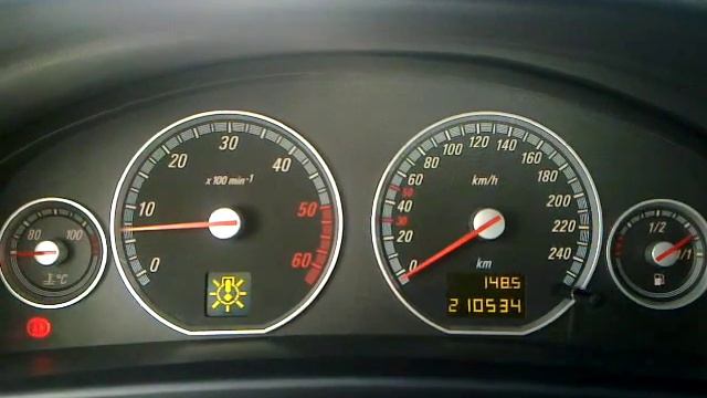 Signum 3.0 V6 CDTi - Cold Start (new injectors) смотреть онлайн