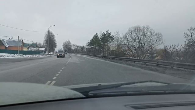 Дорога на автомобиле к складу ООО "Раватех" по Симферопольскому шоссе со стороны Москвы смотреть онлайн