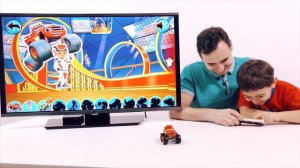 Папа Роб и Ярик играют в приложение Вспыш и Чудо Машинки - Папа Дома Play