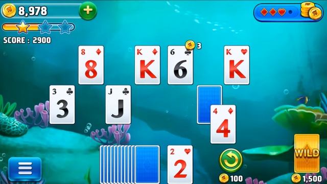 Solitaire TriPeaks Journey Level 11 смотреть онлайн