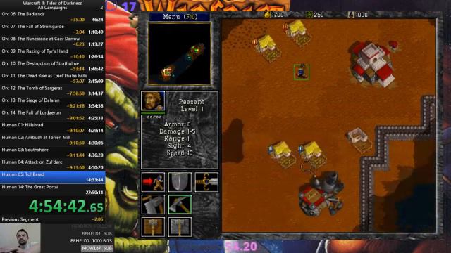 9:41:15 Warcraft 2: Tides of Darkness All Campaigns (All 28 Missions) Single Segment MS-DOS смотреть онлайн