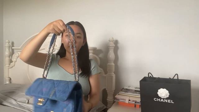 Double CHANEL Unboxing! 22P Denim Classic Flap Bag + VIP Gift! Brand New 2022 Spring Summer Act 1 смотреть онлайн