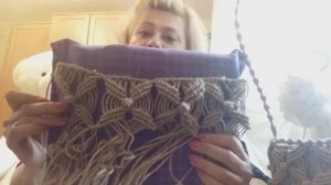 Плетение Корзинки в технике Макраме урок   3