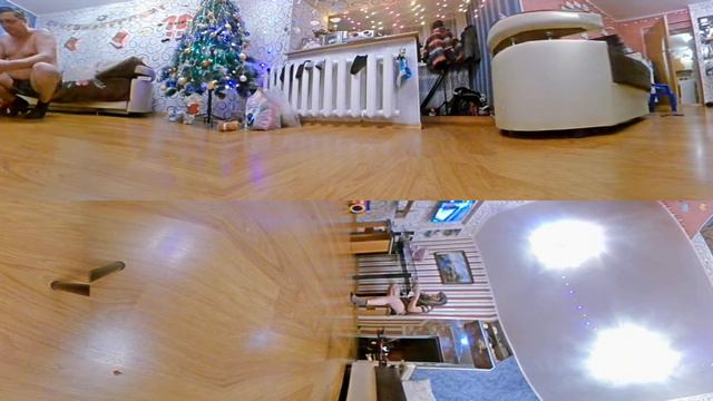 2017.12.18 первый запуск собранного мною 210 квадрокоптера видео 360° смотреть онлайн