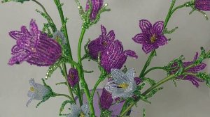 Колокольчики из бисера Анонс к Мастер Классу Бисероплетение Цветы из бисера Beadwork Art