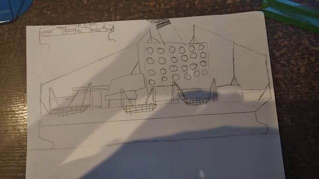рисуем военный корабль карандошом смотреть онлайн