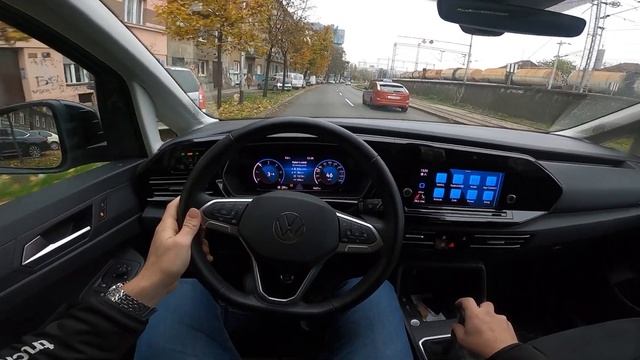 2022 Volkswagen CADDY Maxi [2.0 TDI 4Motion, 122 HP] POV Test Ride #45 CARiNIK