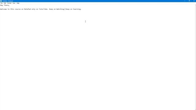 Notepad Tutorial - Lesson 2 - Typing and Working with Text and Undo Option смотреть онлайн