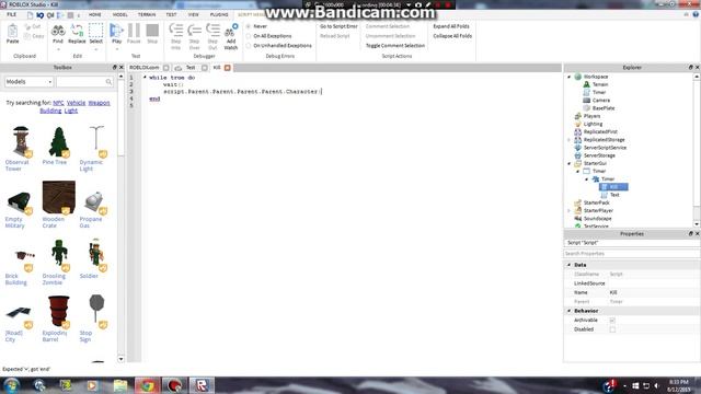 Roblox Studios: How to make a basic Kill Timer смотреть онлайн