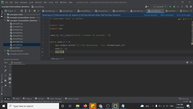 Countdown Timer using python - example 88 смотреть онлайн
