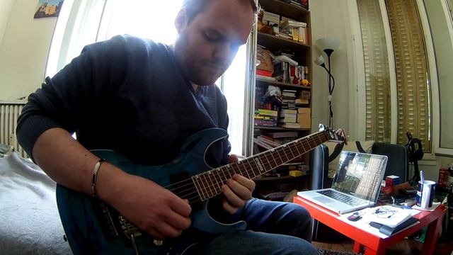 Dream Theater - Lines in the Sand (Guitar Solo Cover) смотреть онлайн