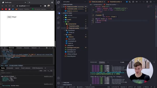 SVELTE с НУЛЯ - TODO приложение руками VUE/REACT разработчика смотреть онлайн