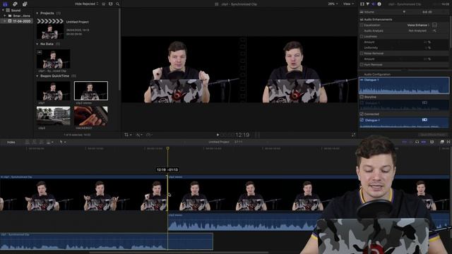 Как Улучшить Звук в Final Cut Pro X | Работа со звуком Final Cut смотреть онлайн