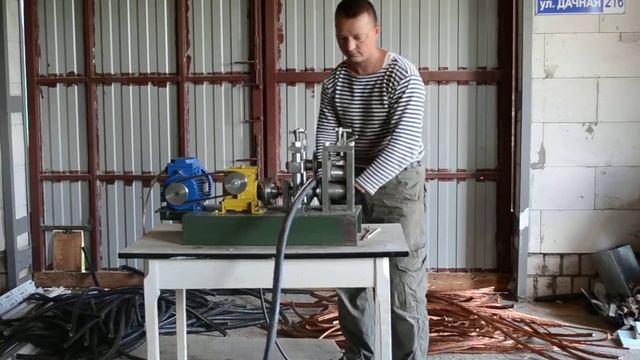 Станок для разделки кабеля смотреть онлайн