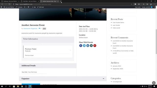 Introduction Hide Additional Information Section From Single Event Page Knowledge Base смотреть онлайн