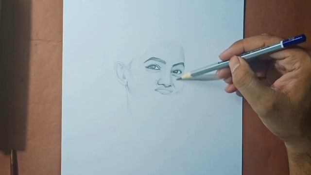 Expression Face Sketch -Actress Priyanka Diwate Sketch -Pankaj Art смотреть онлайн