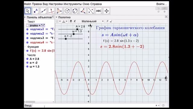 Как построить графики в программе GeoGebra