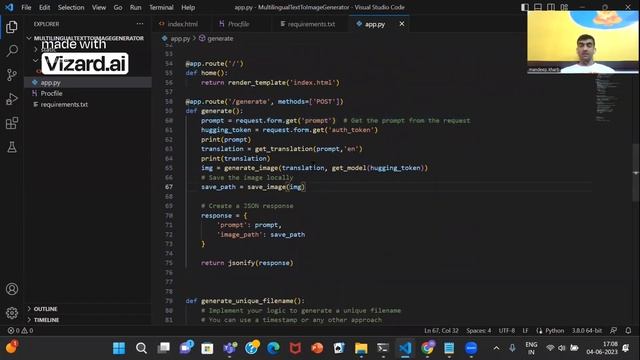 Text To Image AI Generator Using Python End To End Project With Code #TexttoImageAIGenerato#techzil смотреть онлайн