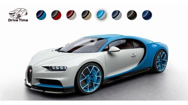 Цвета Bugatti Chiron 2018. смотреть онлайн