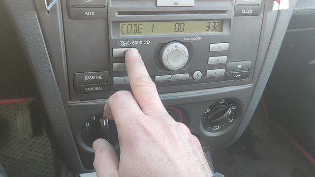 Ввод кода магнитолы Форд #форд #магнитолла #фьюжн