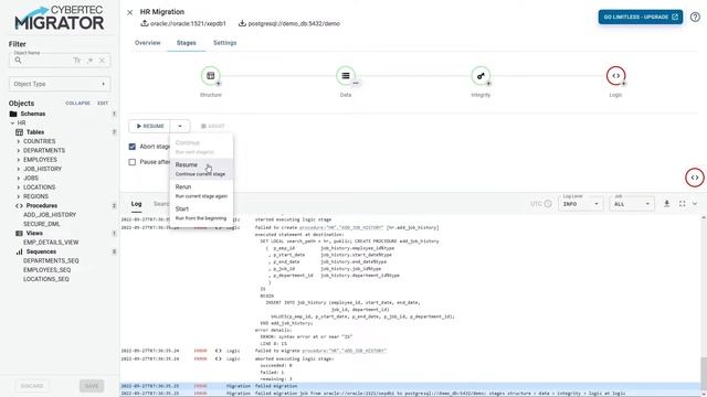 Step by Step Migration Guide | CYBERTEC Migrator v.3.7.1 смотреть онлайн