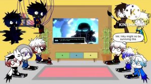 Undertale AUs react to Nightmare Sans vs Nightmare Bendy Original.