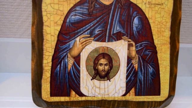 Икона состаренная Праведная Вероника смотреть онлайн
