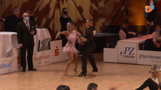Streletsky - Sabanskaya, BLR | 2021 World Latin Pforzheim, GER | R1 PD смотреть онлайн