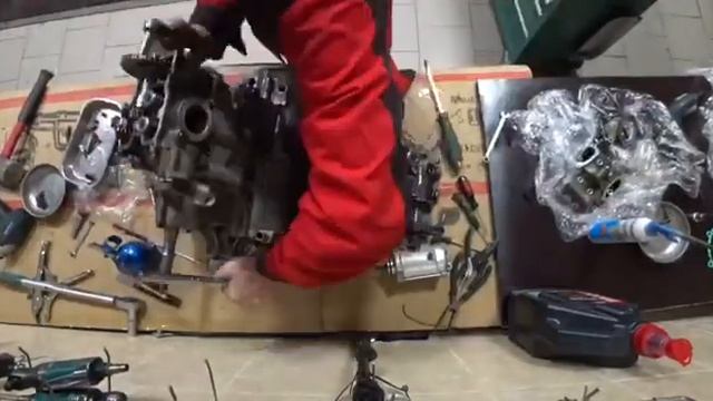 Сборка двигателя Arctic Cat Wildcat 1000 смотреть онлайн