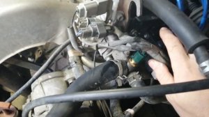 Самодиагностика двигателя 5S-FE и замена датчик охлаждающей жидкости