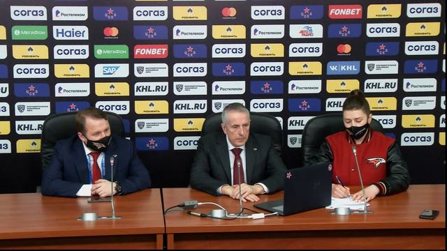 2021.04.18 ЦСКА - Авангард. Послематчевая пресс-конференция смотреть онлайн