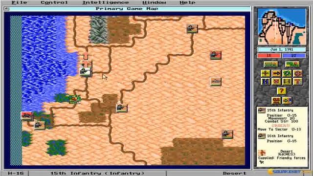 Empire II - The Art of War gameplay (PC Game, 1995) смотреть онлайн