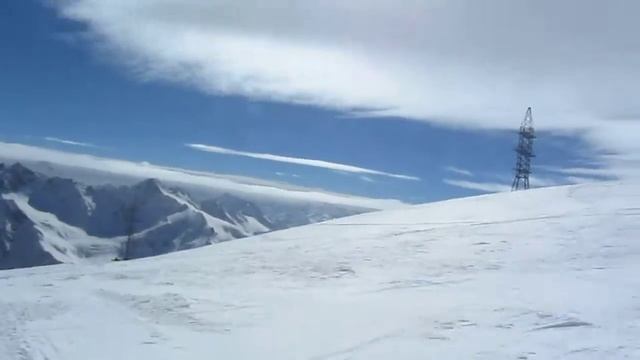 подъем  на снегоходе