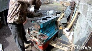 Проект ГАЗ-66 ДИЗЕЛЬ. Часть-2, сборка и подгонка двигателя ММЗ Д-240.