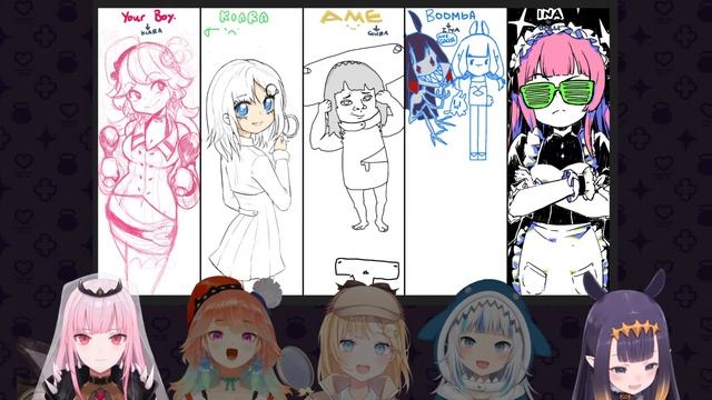 【COLLAB】 Let's Draw with HoloEN! смотреть онлайн