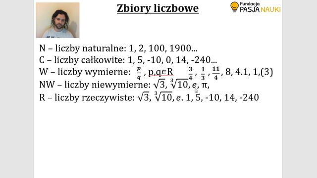 Zbiory liczbowe, rodzaje liczb смотреть онлайн