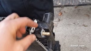 Как восстановить отвалившийся штуцер развоздушки радиатора