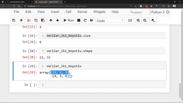 7- NumPy Python Kütüphanesi Eğitimi #numpy #python смотреть онлайн