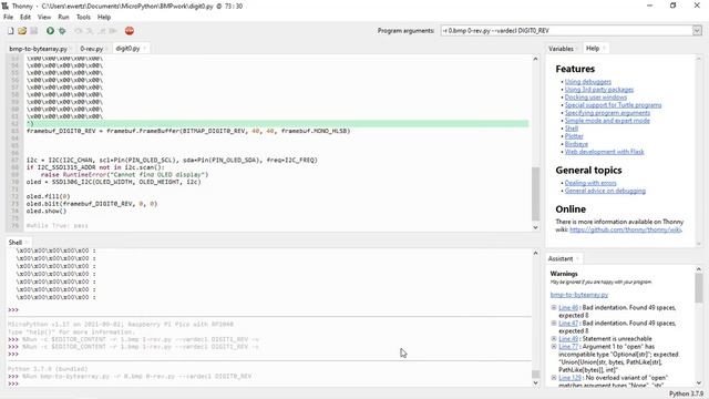 bmp_to_bytearray.py MicroPython/Pico process demo смотреть онлайн