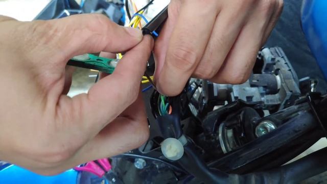 Honda Click 125i v2. Installation 2way alarm with Relay No check engine смотреть онлайн