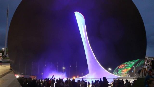 Олимпийский парк Сочи // Olympic Park Sochi // Поющие фонтаны в Сочи // смотреть онлайн