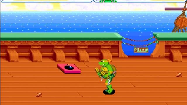 Teenage Mutant Ninja Turtles Turtles in Time JPN смотреть онлайн
