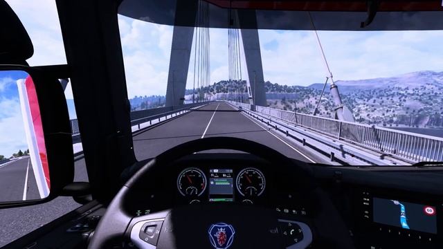 Scania R440 | Euro Truck Simulator 2 Tırsan Trailer - West Balkans DLC Gameplay ETS2 1.49 Mods смотреть онлайн