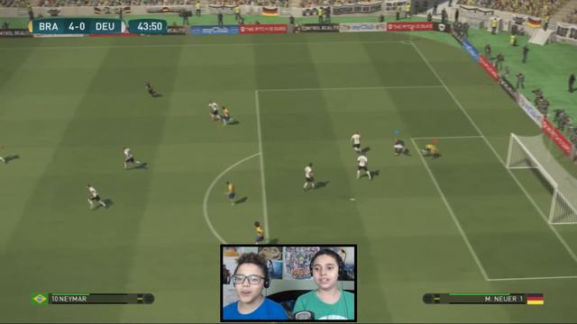 A REVANCHE! ||BRASIL x ALEMANHA|| PES 2017 – BRASIL RUMO AO HEXA!! смотреть онлайн