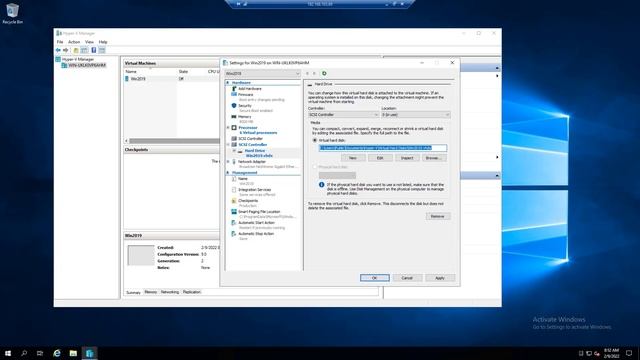 Hyper-V. Создание виртуального сервера Windows 2019. смотреть онлайн