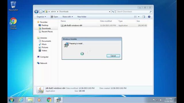 Installing JDK Windows 7 - 03 - Installing JDK and JRE смотреть онлайн