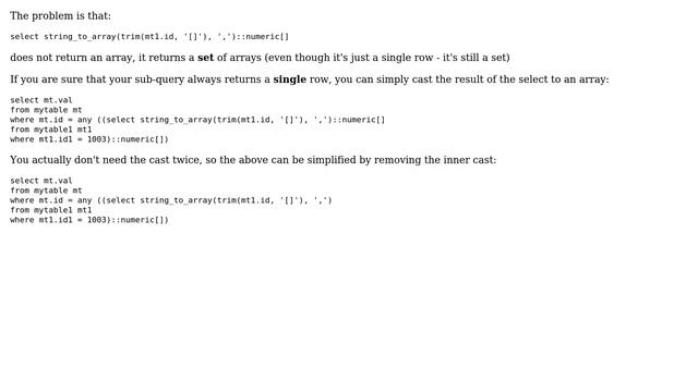 Databases: Select query not giving result for inner query values (2 Solutions!!) смотреть онлайн