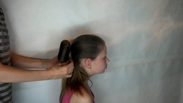 Как сделать гульку при помощи бублика/мочалки